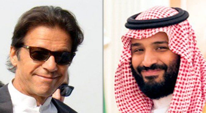 سعودی ولی عہد کا عمران خان کو فون، بلین ٹری منصوبہ میں شمولیت کی خواہش، وزیراعظم نے دورہ سعودیہ کی دعوت قبول کرلی