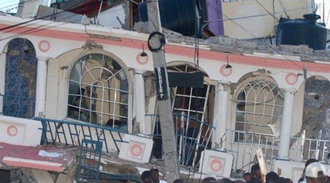 `ہیٹی میں زلزلہ،مرنے والوں کی تعداد 12سو سےمتجاوز