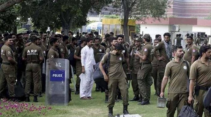 پنجاب کانسٹیبلری کی مزید نفری اسلام آباد پولیس کے حوالے کرنے کا حکم جاری