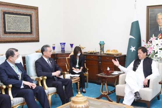 وزیراعظم عمران خان سے چینی وزیر خارجہ وانگ ژی کی ملاقات