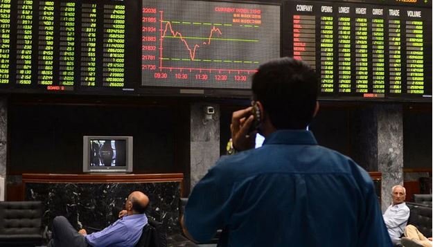 پاکستان اسٹاک مارکیٹ میں مثبت رجحان، 100 انڈیکس میں 591 پوائنٹس کا اضافہ