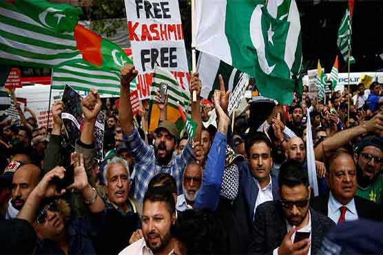 مودی کی مقبوضہ کشمیر آمد پر آزاد کشمیر کے مختلف علاقوں میں احتجاجی ریلیاں