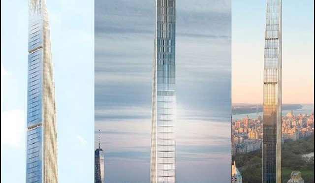دنیا کی سب سے پتلی فلک بوس عمارت جو 1428 فٹ اونچی ہے