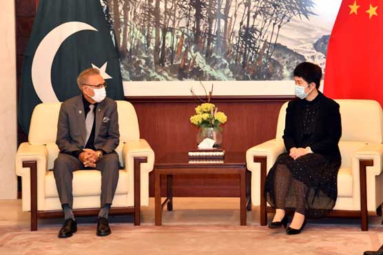 صدر ڈاکٹر عارف علوی کا چین کے سفارت خانے کا دورہ