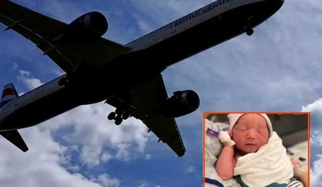 دوران پرواز طیارے میں بیٹی کی پیدائش پر والدین نے اس کا نام ’آسمان‘ رکھ دیا