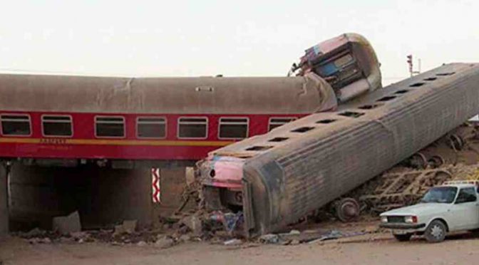 ایران ٹرین حادثہ، 13 افراد ہلاک، 50 زخمی