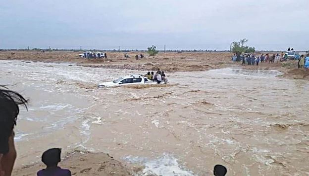 بلوچستان میں شدید بارشوں اورسیلاب نے تباہی مچا دی
