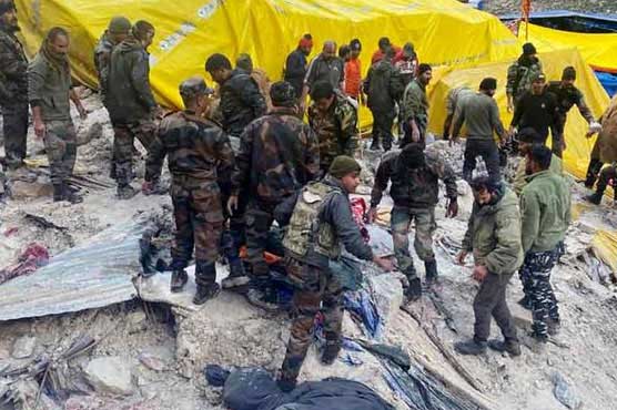 مقبوضہ کشمیر کے علاقے امرناتھ میں بادل پھٹنے سے 16 افراد ہلاک