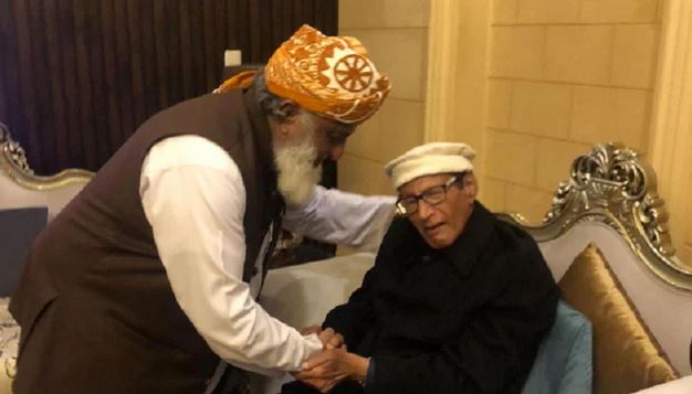 فضل الرحمان کی ق لیگ کے سربراہ چوہدری شجاعت حسین سے ملاقات