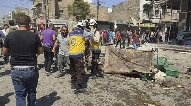 شام میں دھماکہ، 19 افراد جاں بحق