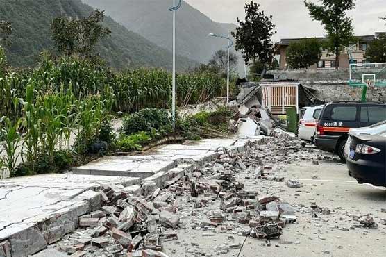 چین: زلزلے سے 46 افراد ہلاک، متعدد زخمی، لینڈسلائیڈنگ سے کئی گھر منہدم