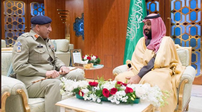 آرمی چیف کی سعودی ولی عہد محمد بن سلمان کو وزیر اعظم بننے پر مبارکباد