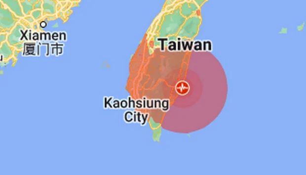 تائیوان میں 6.6 شدت کا زلزلہ