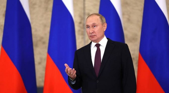 “روس ترقی پذیر ممالک کو مفت کھاد برآمد کرنے کے لیے تیار ہے” صدر پیوٹن کا اعلان