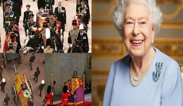 ملکہ برطانیہ کی آخری رسومات جاری؛ تابوت ویسٹ منسٹر سے روانہ