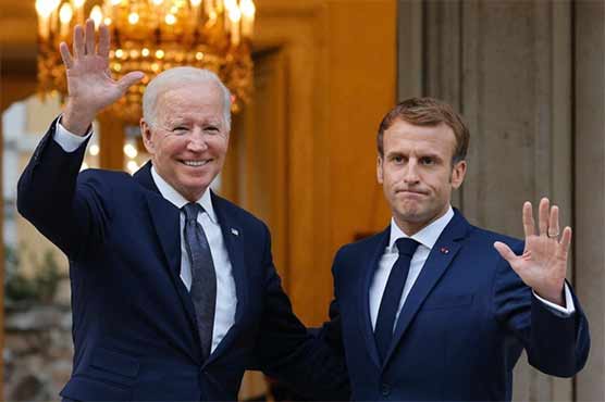فرانسیسی صدر سرکاری دورے پر امریکا چلے گئے، جوبائیڈن سے ملاقات شیڈول