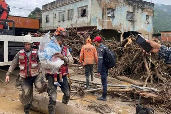وینزویلا: طوفانی بارشوں کے بعد سیلاب، لینڈ سلائیڈنگ سے 7 افراد ہلاک