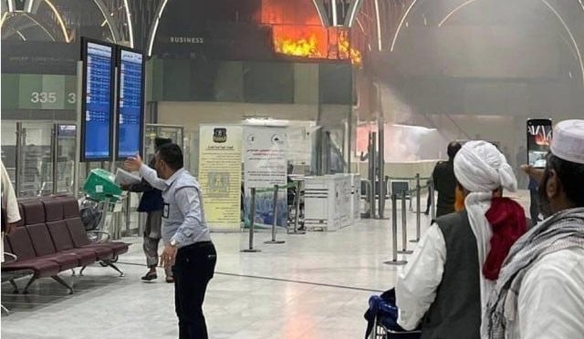 بغداد کے ہوائی اڈے میں 48 گھنٹے کے دوران دوسری مرتبہ آتشزدگی
