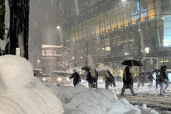 جاپان شدید برفباری کی زد میں، حادثات میں 17 افراد ہلاک