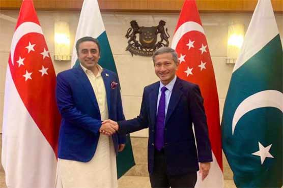 بلاول بھٹو کی سنگاپور کے وزیر خارجہ سے ملاقات، دوطرفہ تعاون بڑھانے پر اتفاق