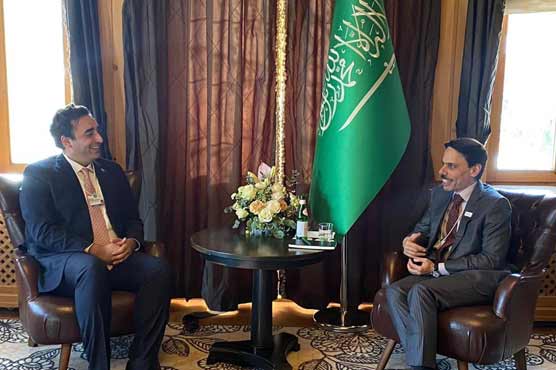 بلاول بھٹو زرداری کی سعودی ہم منصب شہزادہ فیصل بن فرحان السعود سے ملاقات