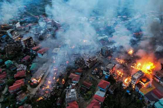 میانمار میں فوج کی فضائی بمباری میں7 افراد ہلاک ہوگئے