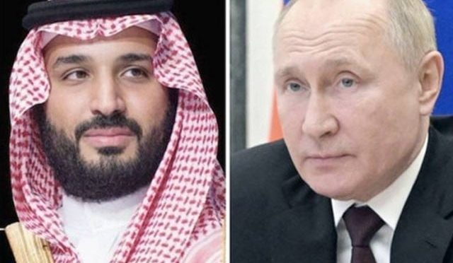 پیٹرول کی پیداوارمیں توازن؛ سعودی ولی عہد کا روسی صدر کو فون