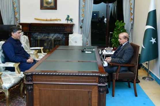 وزیر اعظم شہباز شریف سے سیکرٹری کابینہ ڈویژن احمد نواز سکھیرا کی الوداعی ملاقات