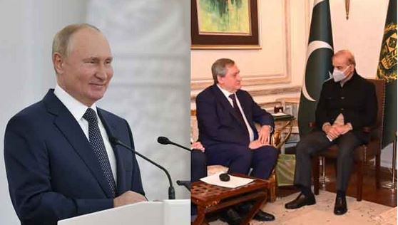 روسی وزیر کی وزیراعظم شہباز شریف سے ملاقات، پیوٹن کا خصوصی پیغام پہنچایا