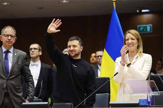 یورپ ہماری فتح تک ہمارے ساتھ رہے گا : یوکرینی صدر زیلنسکی
