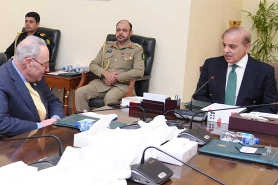 وزیر اعظم شہباز شریف سے امریکی سینیٹ کے وفد کی ملاقات