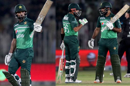 فخر کے ناقابل شکست 180 رنز، پاکستان نے نیوزی لینڈ کو 7 وکٹوں سے شکست دیدی