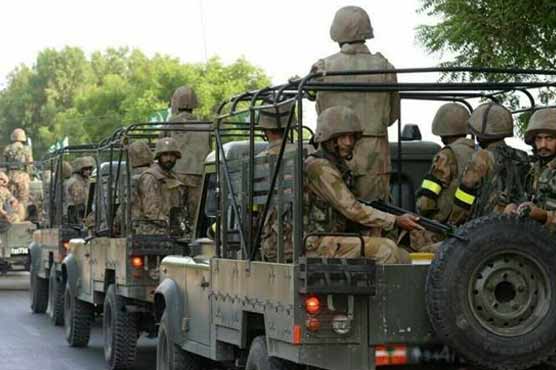 پاک فوج اور قانون نافذ کرنیوالے اداروں کا اسلام آباد اور راولپنڈی میں فلیگ مارچ