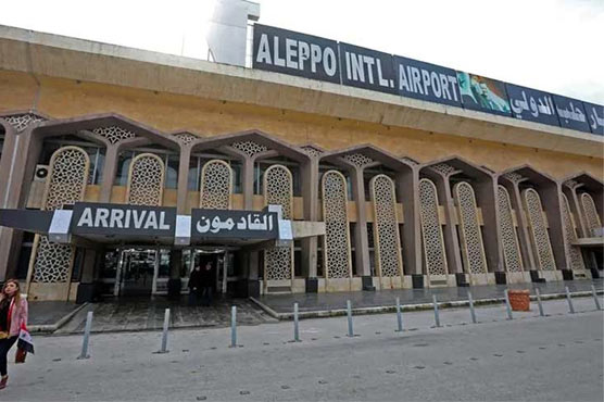 اسرائیلی طیاروں کا شامی شہرحلب پرحملہ، ایئرپورٹ کا رن وے دوبارہ تباہ