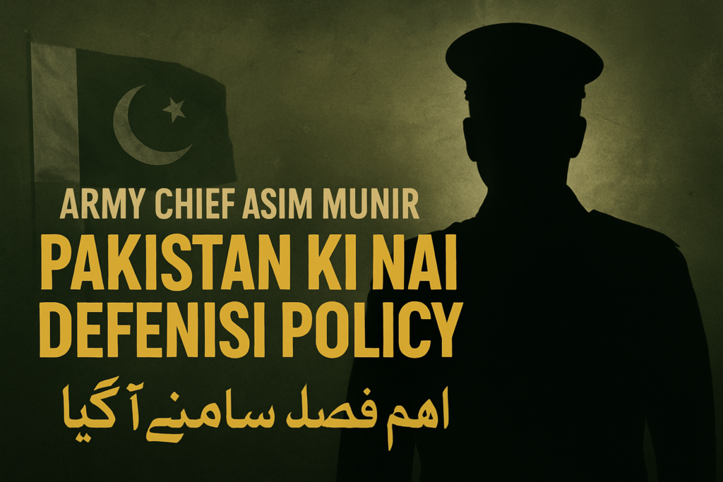 آج کی بڑی خبر: پاکستان میں 27ویں آئینی ترمیم — آرمی چیف کو غیر معمولی اختیارات